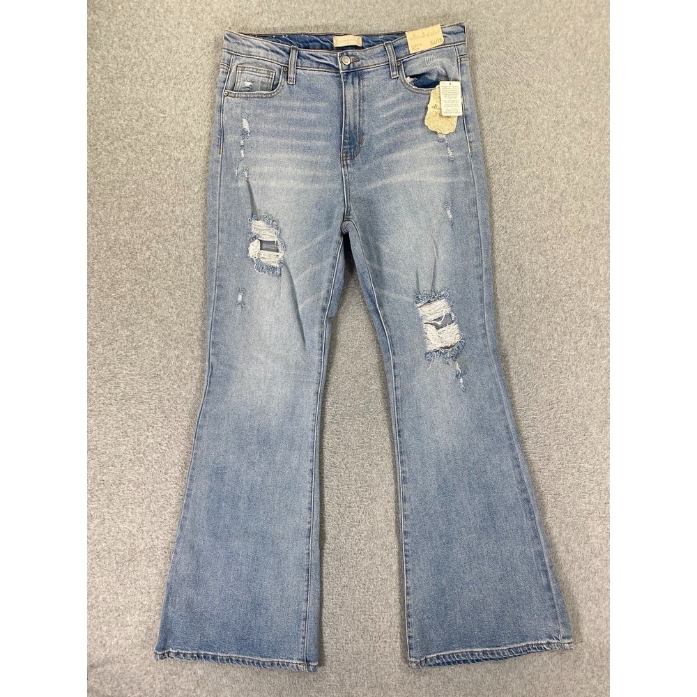 Altar'd State Jeans‎ Womens 31/13 Galveston Flare Light Wash High Rise (34x32.5)